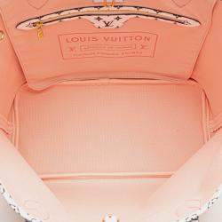 Pre Owned Louis Vuitton Red Monogram Giant Neverfull MM