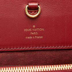 Pre Owned Louis Vuitton Brown/Red Monogram Venus