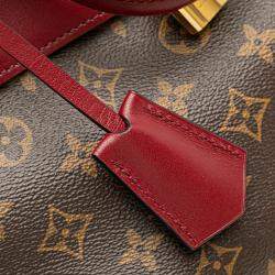 Pre Owned Louis Vuitton Brown/Red Monogram Venus