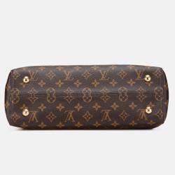 Pre Owned Louis Vuitton Brown/Red Monogram Venus