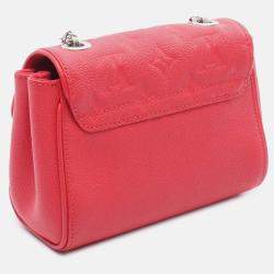 Pre Owned Louis Vuitton Red Monogram Empreinte Saint Germain BB