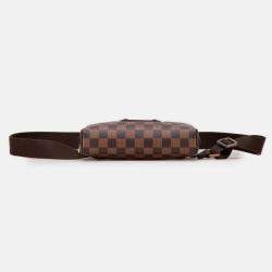 Pre Owned Louis Vuitton Brown Damier Ebene Brooklyn Bum Bag