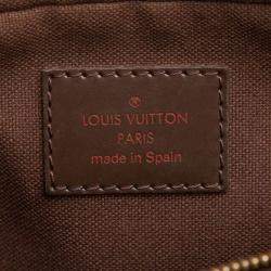 Pre Owned Louis Vuitton Brown Damier Ebene Brooklyn Bum Bag