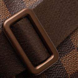 Pre Owned Louis Vuitton Brown Damier Ebene Brooklyn Bum Bag