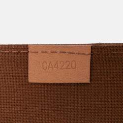 Pre Owned Louis Vuitton Brown Monogram Petit Sac Plat