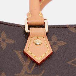 Pre Owned Louis Vuitton Brown Monogram Petit Sac Plat