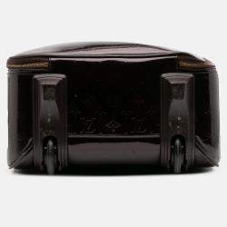 Pre Owned Louis Vuitton Purple Monogram Vernis Pegase 45