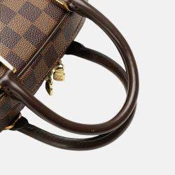 Pre Owned Louis Vuitton Brown Damier Ebene Mini Sarria
