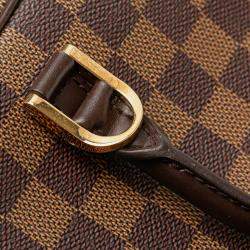 Pre Owned Louis Vuitton Brown Damier Ebene Mini Sarria