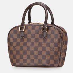 Pre Owned Louis Vuitton Brown Damier Ebene Mini Sarria