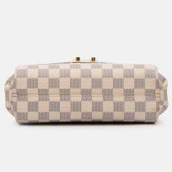 Pre Owned Louis Vuitton White Damier Azur Croisette