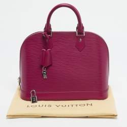 Pre Owned Louis Vuitton Grenade Epi Leather Alma PM Bag