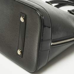 Pre Owned Louis Vuitton Black Electric Epi Leather Alma GM Bag