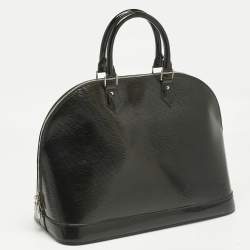Pre Owned Louis Vuitton Black Electric Epi Leather Alma GM Bag