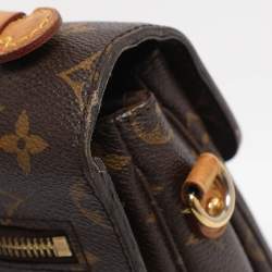 Pre Owned Louis Vuitton Monogram Canvas Pochette Metis Bag