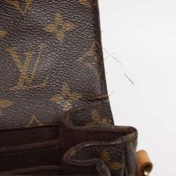Pre Owned Louis Vuitton Monogram Canvas Pochette Metis Bag