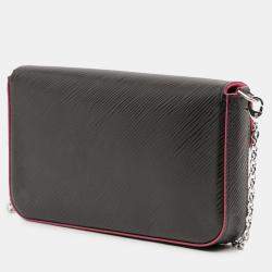 Pre Owned Louis Vuitton Black Epi Pochette Felicie