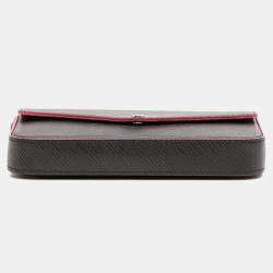 Pre Owned Louis Vuitton Black Epi Pochette Felicie