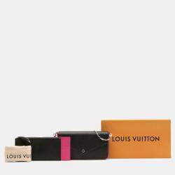 Pre Owned Louis Vuitton Black Epi Pochette Felicie