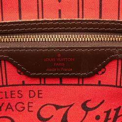 Pre Owned Louis Vuitton Brown Damier Ebene Neverfull PM
