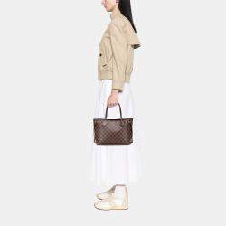 Pre Owned Louis Vuitton Brown Damier Ebene Neverfull PM