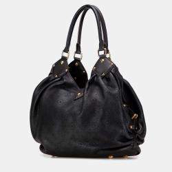 Pre Owned Louis Vuitton Black Monogram Mahina L