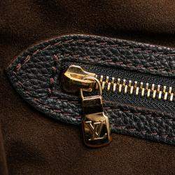 Pre Owned Louis Vuitton Black Monogram Mahina L