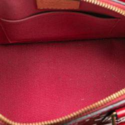 Pre Owned Louis Vuitton Red Monogram Vernis Alma BB