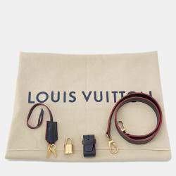Pre Owned Louis Vuitton Montaigne MM Marine Rouge Monogram Empreinte Leather Satchel Bag