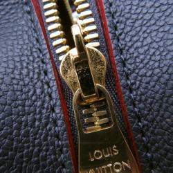 Pre Owned Louis Vuitton Montaigne MM Marine Rouge Monogram Empreinte Leather Satchel Bag