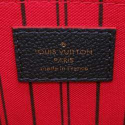 Pre Owned Louis Vuitton Montaigne MM Marine Rouge Monogram Empreinte Leather Satchel Bag