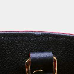 Pre Owned Louis Vuitton Montaigne MM Marine Rouge Monogram Empreinte Leather Satchel Bag