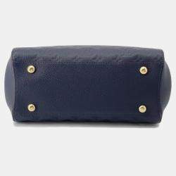 Pre Owned Louis Vuitton Montaigne MM Marine Rouge Monogram Empreinte Leather Satchel Bag