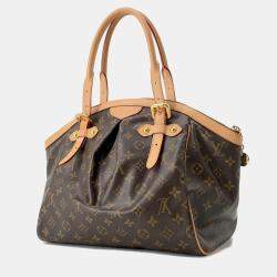 Pre Owned Louis Vuitton Tivoli GM Brown Monogram Canvas Satchel Bag