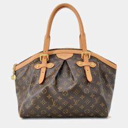 Pre Owned Louis Vuitton Tivoli GM Brown Monogram Canvas Satchel Bag