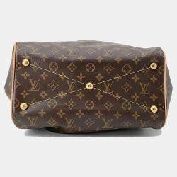 Pre Owned Louis Vuitton Tivoli GM Brown Monogram Canvas Satchel Bag