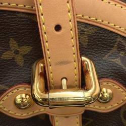 Pre Owned Louis Vuitton Tivoli GM Brown Monogram Canvas Satchel Bag