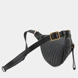 Pre Owned Louis Vuitton New Wave Noir Calfskin Bumbag