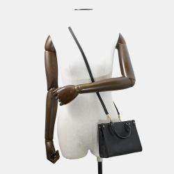 Pre Owned Louis Vuitton Onthego BB Noir Monogram Empreinte Leather Tote Bag