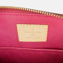 Pre Owned Louis Vuitton Red Monogram Vernis Alma BB