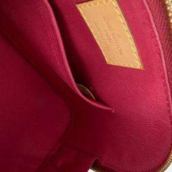 Pre Owned Louis Vuitton Red Monogram Vernis Alma BB