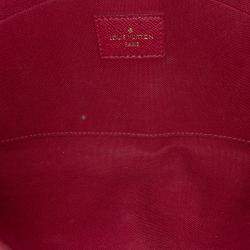 Pre Owned Louis Vuitton Brown Monogram Pochette Felicie
