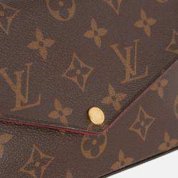 Pre Owned Louis Vuitton Brown Monogram Pochette Felicie