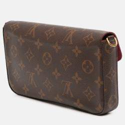 Pre Owned Louis Vuitton Brown Monogram Pochette Felicie
