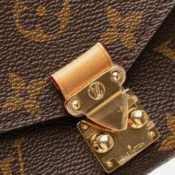 Pre Owned Louis Vuitton Brown Monogram Micro Metis