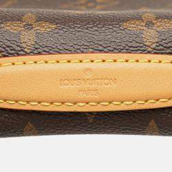 Pre Owned Louis Vuitton Brown Monogram Micro Metis