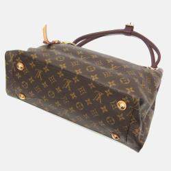 Pre Owned Louis Vuitton Monogram Olympe Aurore Brown Handbag 