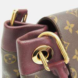 Pre Owned Louis Vuitton Monogram Olympe Aurore Brown Handbag 
