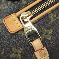 Pre Owned Louis Vuitton Monogram Olympe Aurore Brown Handbag 
