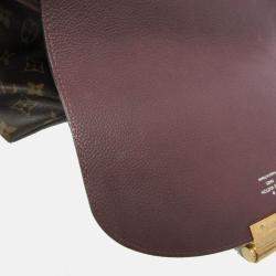 Pre Owned Louis Vuitton Monogram Olympe Aurore Brown Handbag 